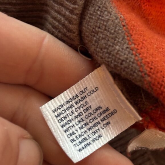 Gap Cardigan Womens Small Striped Alpaca Blend Academia Y2K Preppy 19054 - Picture 7 of 10